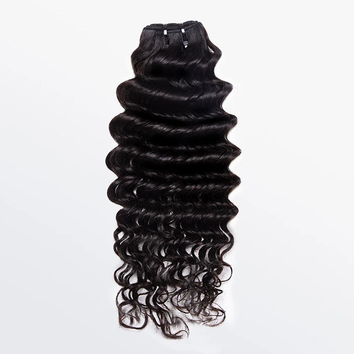 Raw Vietnam Deep Wavy Hair Bundles, perfect for adding volume and texture.