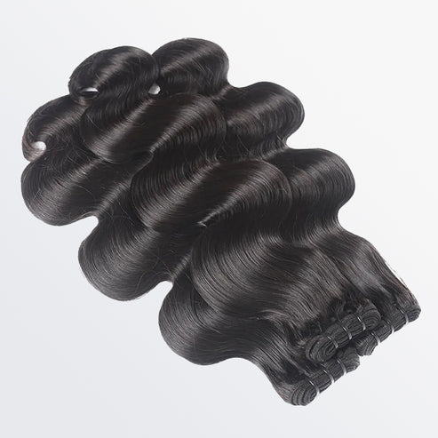 Experience natural elegance with Raw Vietnam Body Wavy Hair Bundles.
