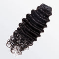 Unprocessed Raw Vietnam Deep Wavy Bundles for a natural, voluminous look.